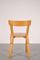 Mid Century Dining Chairs by Alvar Aalto for Artek, 1950s, Set of 4 9