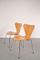 Beech Dining Chairs by Arne Jacobsen for Fritz Hansen, Set of 2