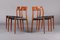 Mid-Century Danish Model 77 Chairs by Niels O. Moller for J.L. Mollers, 1960s, Set of 4, Image 1