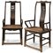 Antique Tall Elm Armchairs, Set of 2 6