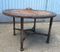 Antique Wooden Wagon Wheel Coffee Table 3
