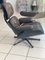 Set of Black Lounge Chair and Ottoman in Leather by Charles & Ray Eames for Herman Miller, 1980s, Image 9