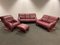 Himola Sofa Set in Wine Red, Set of 4 1