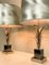 Lámparas de mesa con hojas de piña de Boulanger, años 70. Juego de 2, Imagen 3