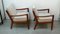 Mid-Century Modern Danish Lounge Chairs in Teak with Cream Upholstery from France & Søn, 1950s, Set of 2 1