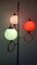 Floor Lamp with Three Colored Glass Bodies on Marble Base from Stilnovo, 1960s 7