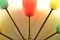 Mid Century French Glass Sputnik Wall Sconce 7