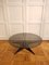 Patinated Iron Circular Shelled Table, 1960s 3