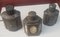 Ancient Chinese Pewter Tea Caddy, Set of 3 8