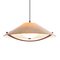 Vintage Pendant Lamp in Teak & Fabrik from Temde, Switzerland, 1960s, Image 3