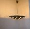 Lampada da soffitto di L.A. Riedinger Bronzewarenfabrik Augsburg, anni '50, Immagine 5