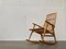 Mecedora alemana Mid-Century de ratán de Deutschen Werkstätten Hellerau, años 60, Imagen 1