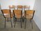 Vintage Side Chairs, 1950s, Set of 6 2