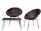 Set de Fauteuils et Table Mid-Century en Rotin, Italie, 1950s 1