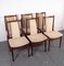 Mid-Century American Nutwood Dining Chairs, 1970s, Set of 6 3