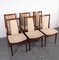 Mid-Century American Nutwood Dining Chairs, 1970s, Set of 6, Image 3
