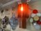 Large Glass Tube Terracotta Colored Sconces, 1970s, Set of 2 13