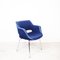 Vintage Blue Armchair by Olli Mannermaa 1