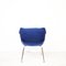 Blauer Vintage Sessel von Olli Mannermaa 5