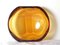 No.1491 Amber Glass Bowl by Frantisek Zemek for Moser, 1970s 3