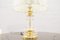 Golden Brass & Glass Table Lamp, 1970s, Image 4