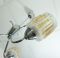 Vintage Art Deco 3-Armed Hanging Lamp with Glass Shades 9