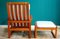 2254 Model Lounge Chair & Ottoman by Borge Mogensen 4
