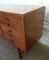 Vintage Italian Teak Credenza with Brass Handles 3