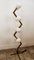Lámpara de pie vintage en zigzag de latón, Imagen 29