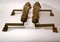 Antique Art Nouveau Bronze Push and Pull Door Handles with Water Nymphes, Set of 2 1