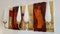 Vintage Marquetry Sconces by Andrea Gusmai, Set of 2 5