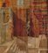 Philip Krevoruck, pintura surrealista, siglo XX, óleo sobre cartón, enmarcado, Imagen 3