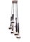 Lampe Cascading en Chrome et Verre par Motoko Ishii pour Staff, 1970s 3