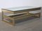 Vintage G-Shaped Gold-Plated Coffee Table 4
