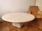 Table Basse Circulaire en Travertin par Claude Berraldacci 2