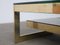 Vintage G-Shaped Gold-Plated Coffee Table, Image 7