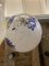 Lampe Sphère Blanc Laiteux en Verre de Murano avec Murrine Bleue et Feuille d'Or de Simoeng 8