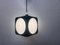 Space Age Dice Ceiling Lamp in Black by Lars Schioler for Hoyrup Lamper, 1970s 27
