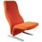 Orange Concorde Lounge Chair by Pierre Paulin for Artifort, 1960