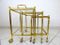Vintage Nesting Bar Trolleys from Maison Bagues 6
