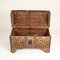 Large 19th Century Spanish Leather Trunk 3