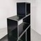 Vintage Modular Cubic Bookcase in Black Laminate, 1970s 10