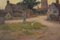 Ernest Charles Walbourn, Paysage rural de Wixford, huile sur toile, début du 20e siècle, encadré 8