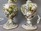 Portuguese Porcelain Hand Painted Table Lamps by Alcobaça Porcelain Factory, Set of 2, Image 9