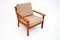 Danish Sofa and Lounge Chair in Teak by Juul Kristensen from Glostrup, 1960s, Set of 2 10