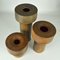 Tall Cylinder Vases in Earth Tones, Set of 3, Image 4