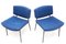 Royal Blue Chairs by Pierre Guariche for Meurop, 1950s, Set of 2 3