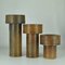 Tall Cylinder Vases in Earth Tones, Set of 3 6