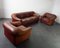 Vintage Leather Sofa and Chairs, 1970s, Set of 3 2