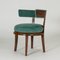 Palisander and Velvet Desk Chair by Carl Hörvik for Nordiska Kompaniet, 1930s 1